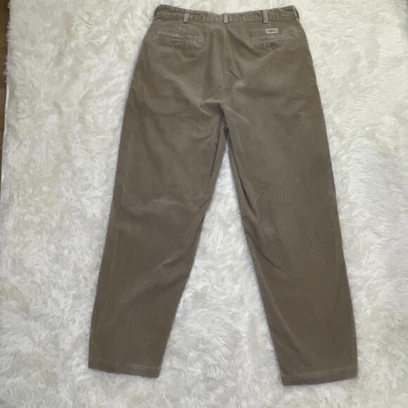 Lauren  Ralph Lauren Corduroy Pants Mens Size M Regular Fit Light Brown Chino - Picture 14 of 16